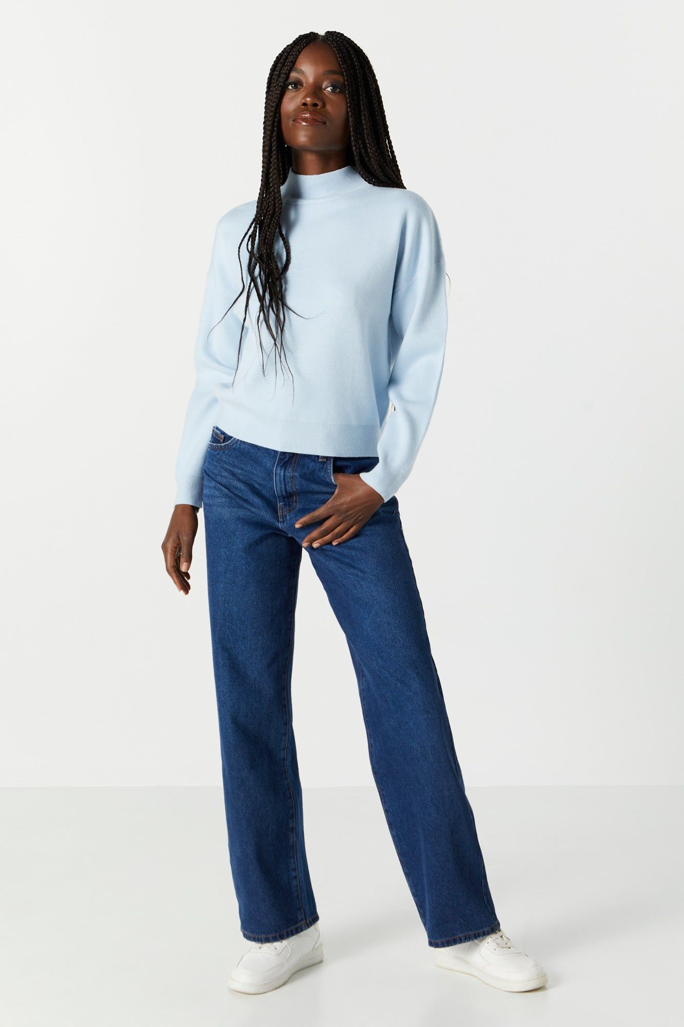 Mock Neck Sweater sold by Charlotte Russe product image thumbnail 3