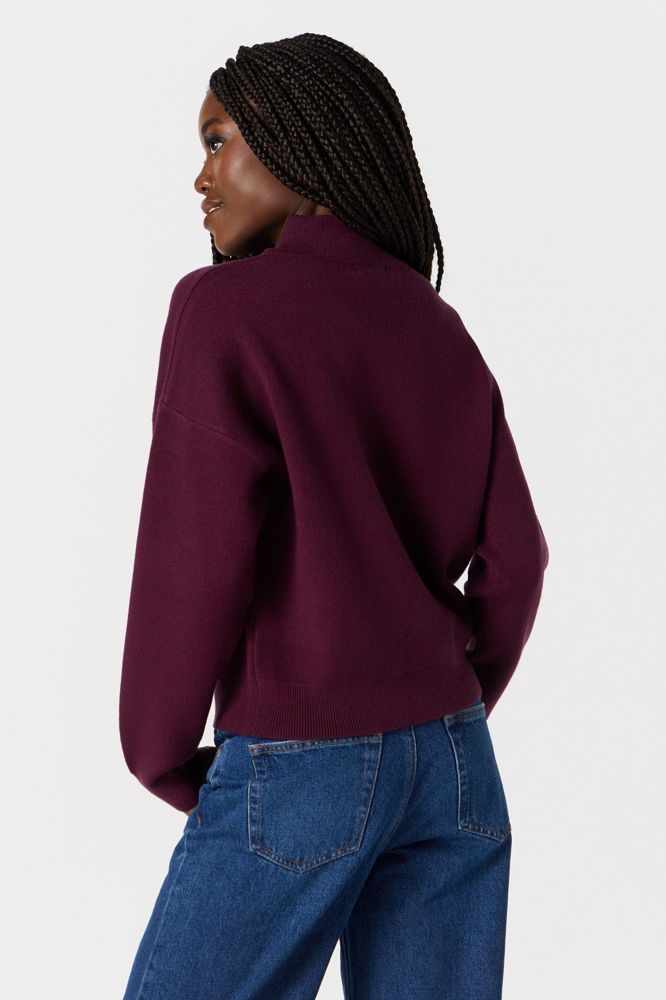 Mock Neck Sweater sold by Charlotte Russe product image thumbnail 5