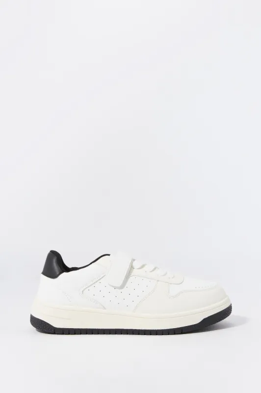 Lace Up Velcro Platform Sneaker sold by Charlotte Russe