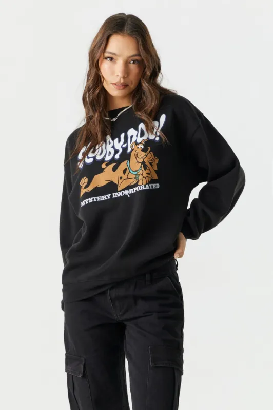 Scooby Doo Graphic Fleece Sweatshirt sold by Charlotte Russe