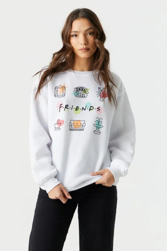 Friends Graphic Fleece Sweatshirt sold by Charlotte Russe