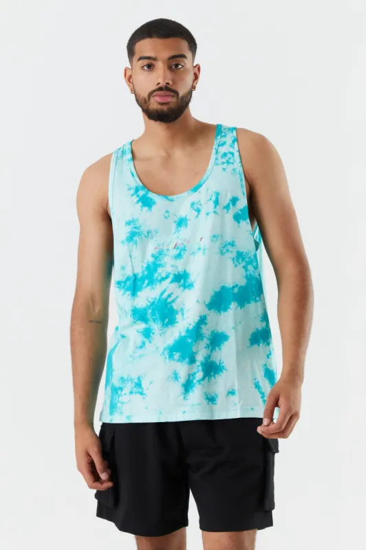 Tie Dye Mindfulness Tank Top sold by Charlotte Russe