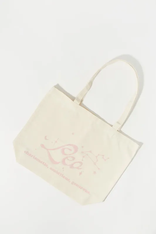 Leo Graphic Tote Bag sold by Charlotte Russe