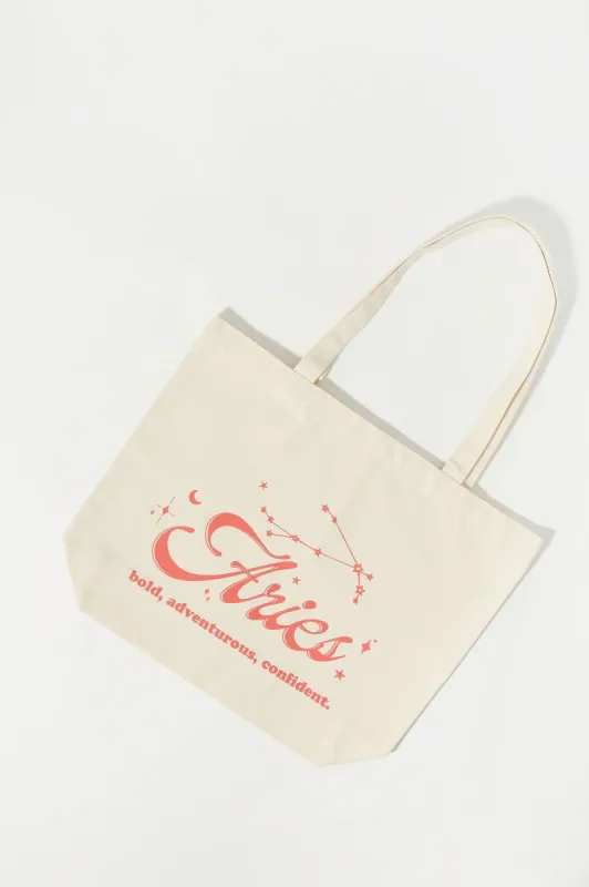 Aries Graphic Tote Bag sold by Charlotte Russe