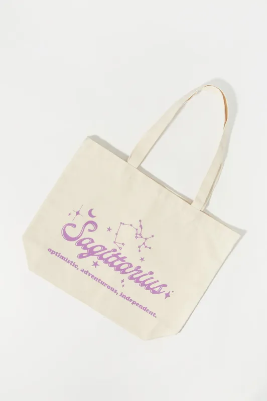 Sagittarius Graphic Tote Bag sold by Charlotte Russe