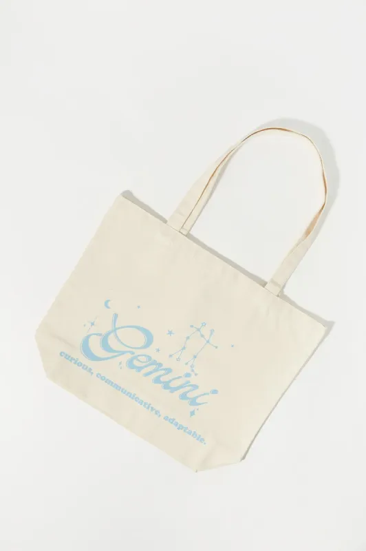 Gemini Graphic Tote Bag sold by Charlotte Russe