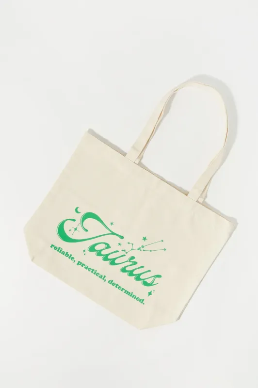 Taurus Graphic Tote Bag sold by Charlotte Russe