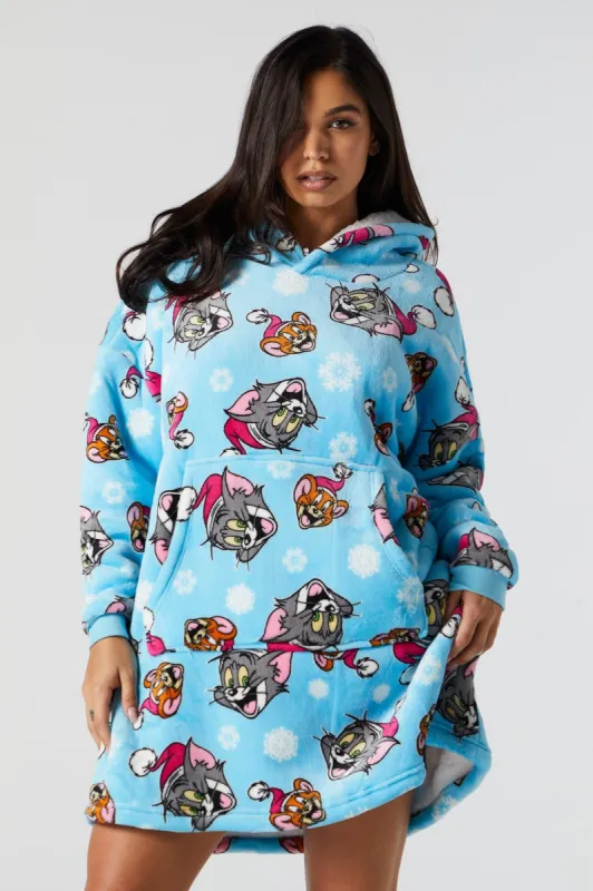 Xmas Tom and Jerry Print Humungo sold by Charlotte Russe