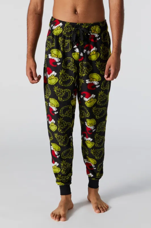 The Grinch Print Pajama Jogger sold by Charlotte Russe