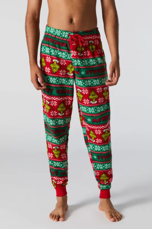 The Grinch Fairisle Print Pajama Jogger sold by Charlotte Russe