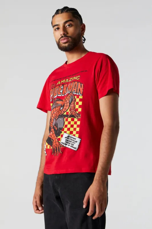 The Amazing Spiderman Graphic T-Shirt sold by Charlotte Russe
