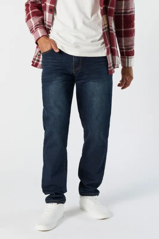 Dark Wash Athletic Jean sold by Charlotte Russe