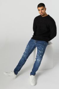 Distressed Medium Wash Skinny Jean sold by Charlotte Russe