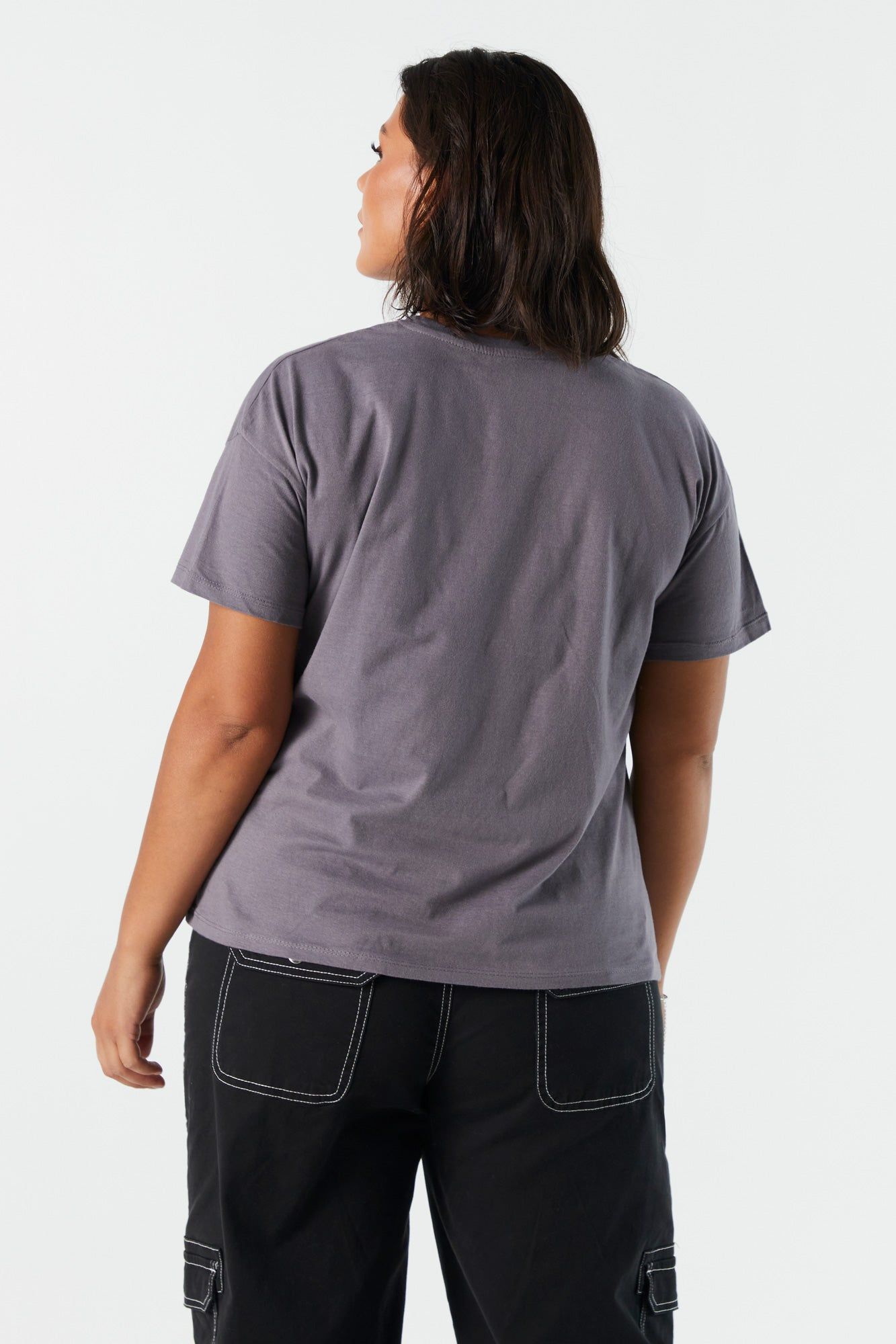 Garfield Graphic Boyfriend T-Shirt sold by Charlotte Russe product image thumbnail 2