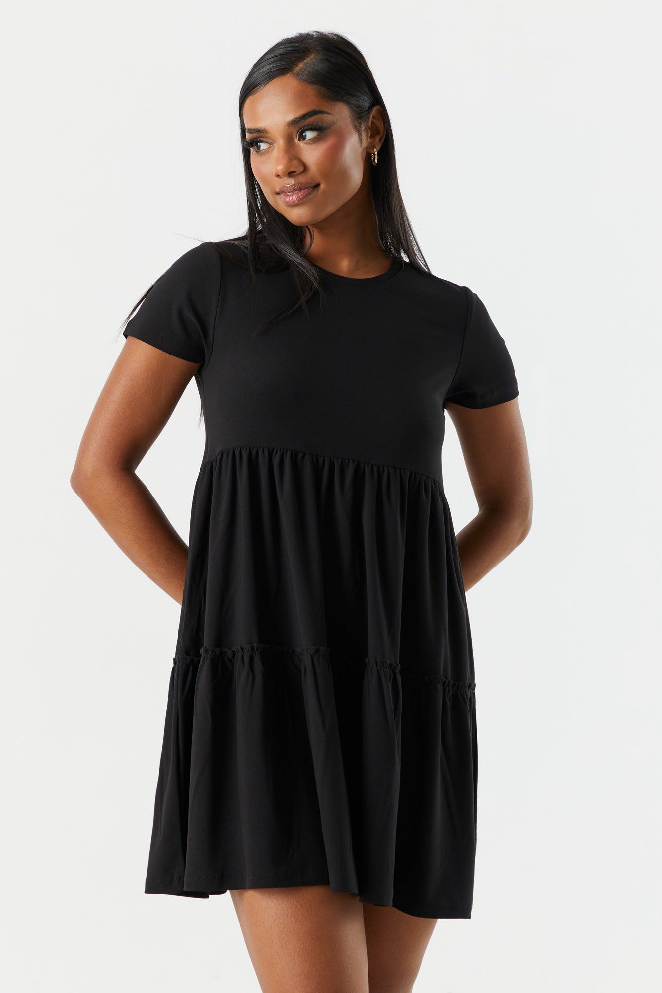 Tiered Babydoll Dress sold by Charlotte Russe