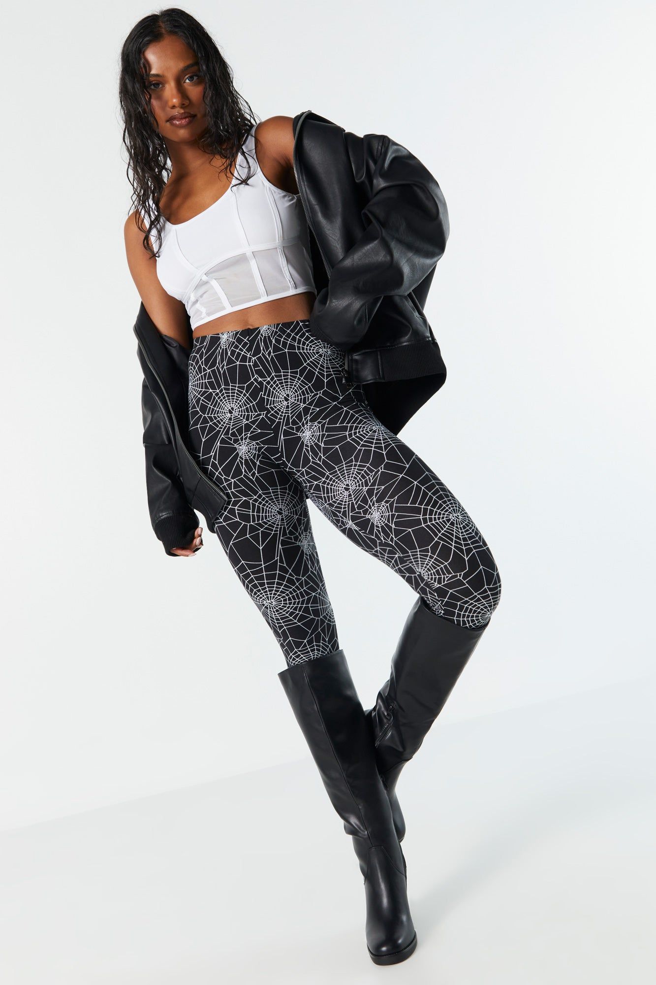 Skeleton Halloween Legging sold by Charlotte Russe