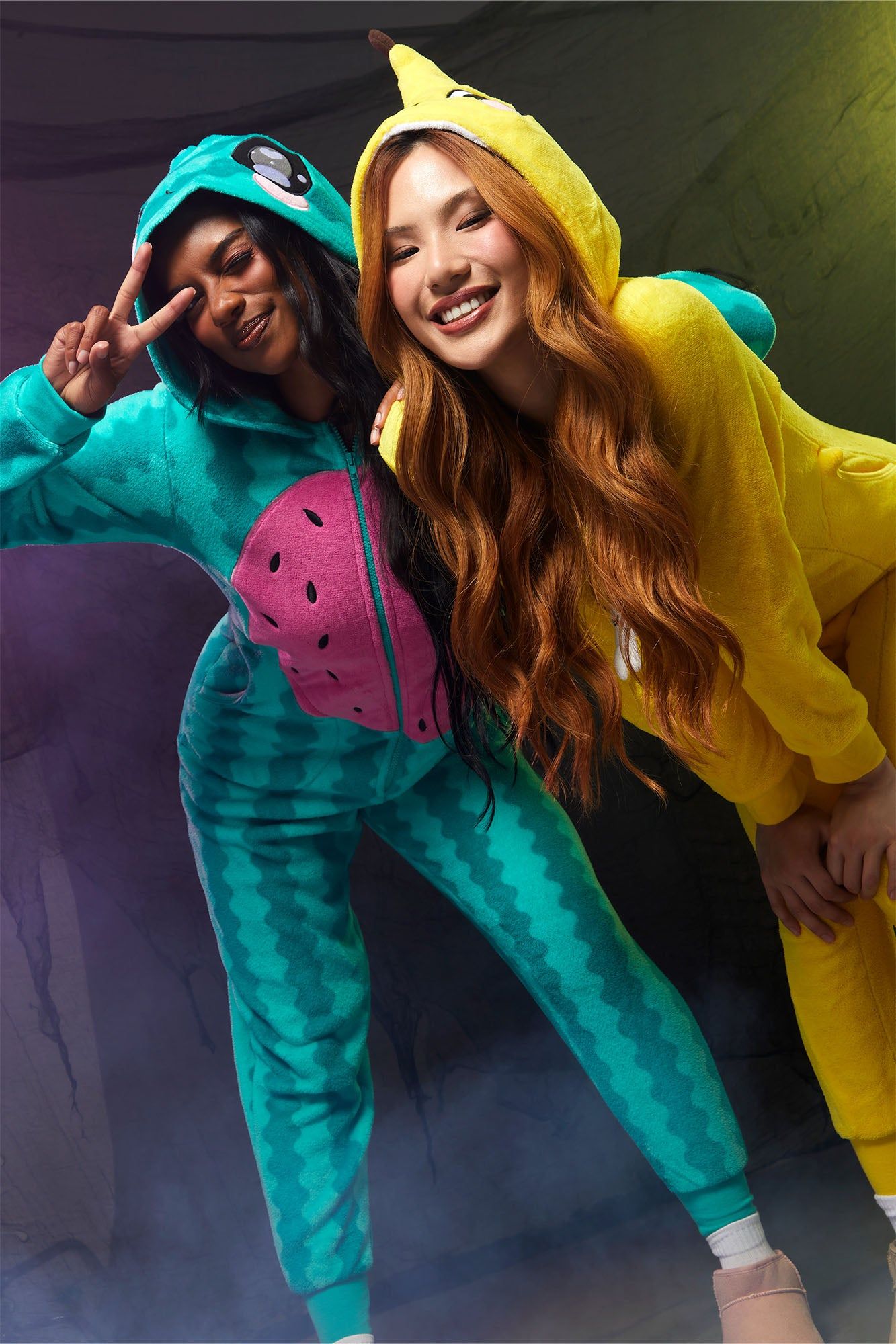 Plush 3D Watermelon Onesie sold by Charlotte Russe