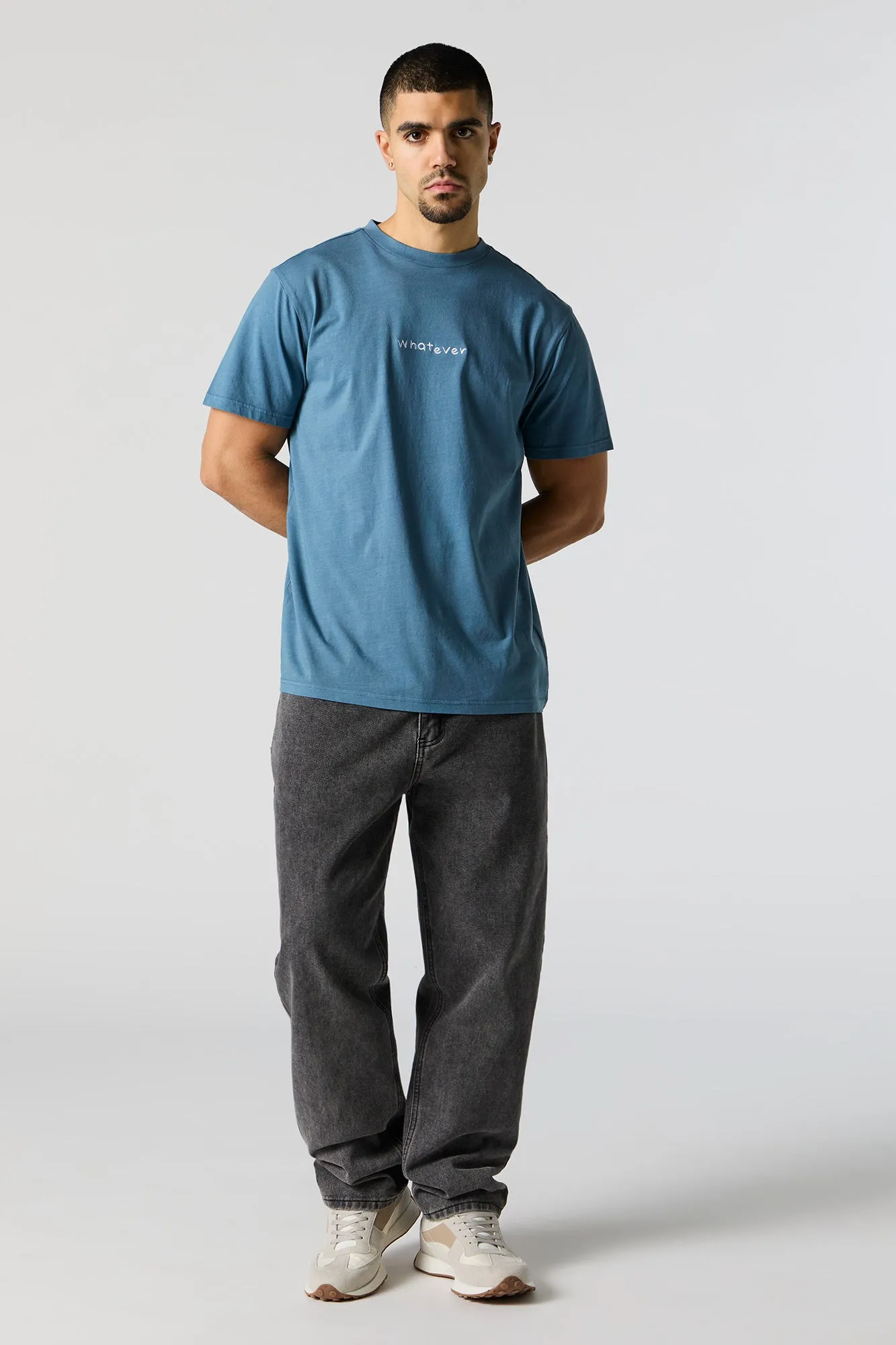 Whatever Embroidered T-Shirt sold by Charlotte Russe product image thumbnail 4