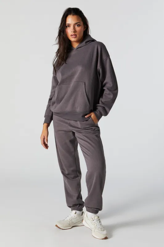 Fleece High Rise Jogger sold by Charlotte Russe