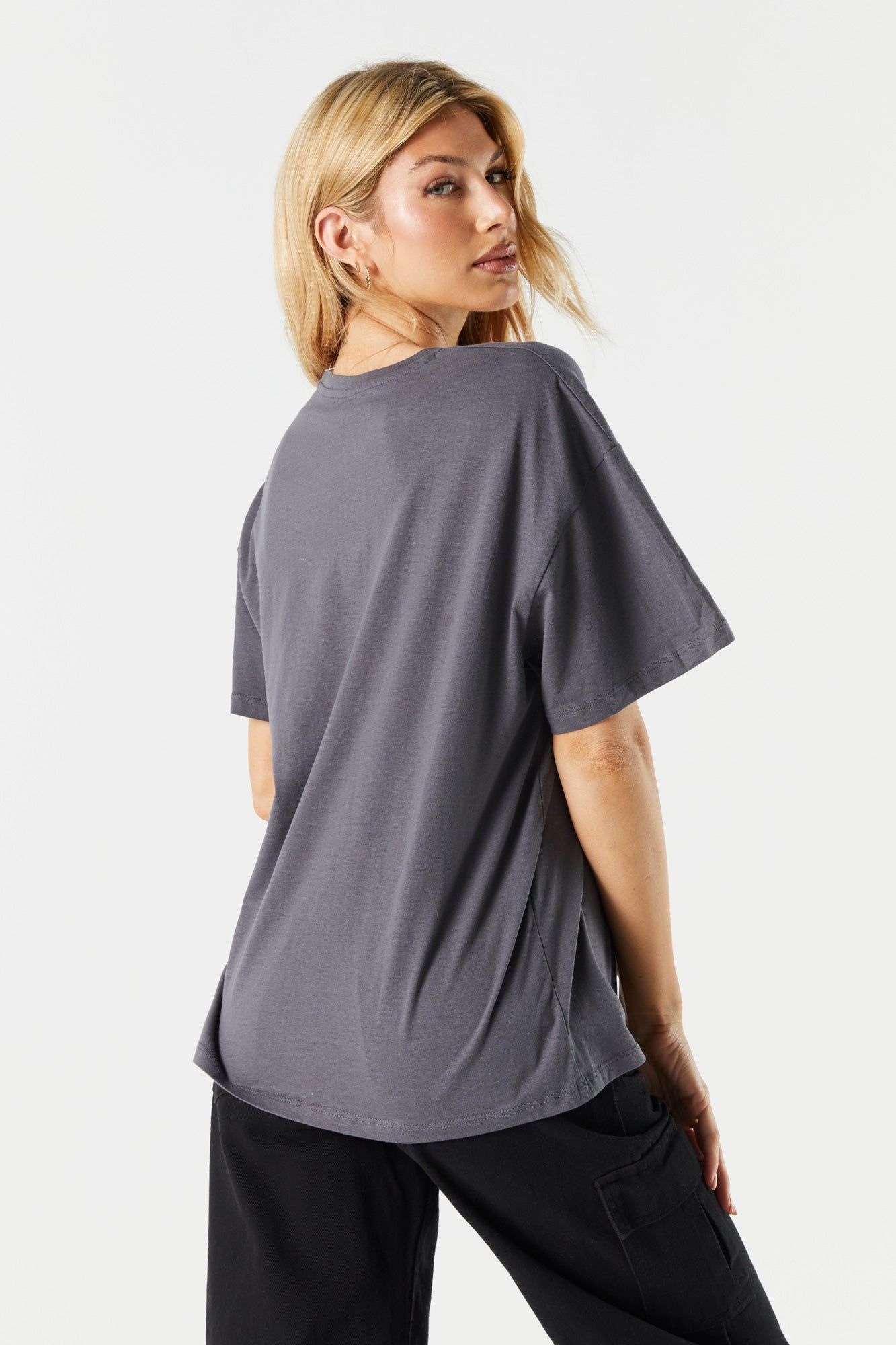 Tupac Keep Your Head Up Graphic Boyfriend T-Shirt sold by Charlotte Russe product image thumbnail 2
