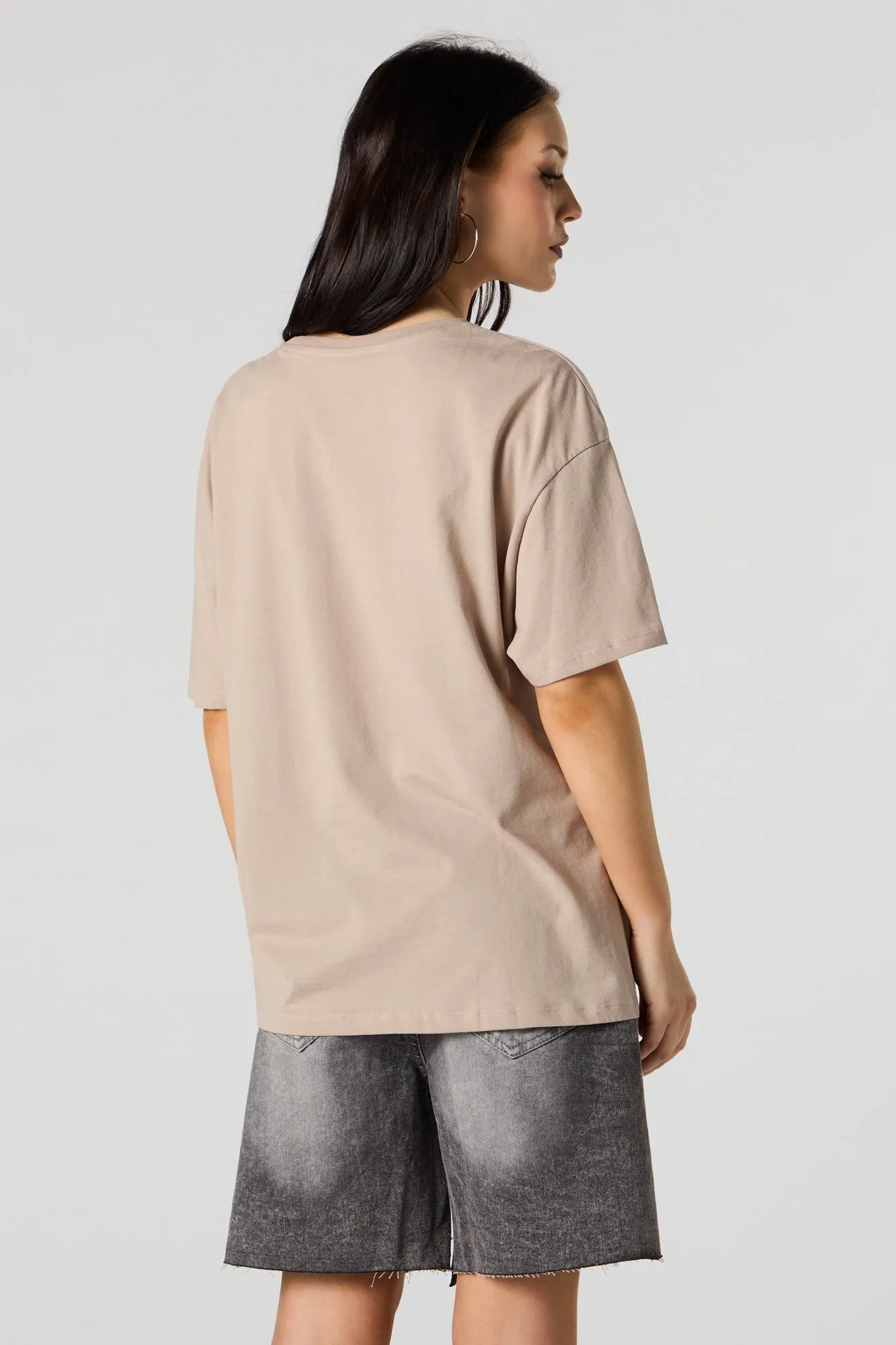 Rodeo Tweety Graphic Boyfriend T-Shirt sold by Charlotte Russe product image thumbnail 4