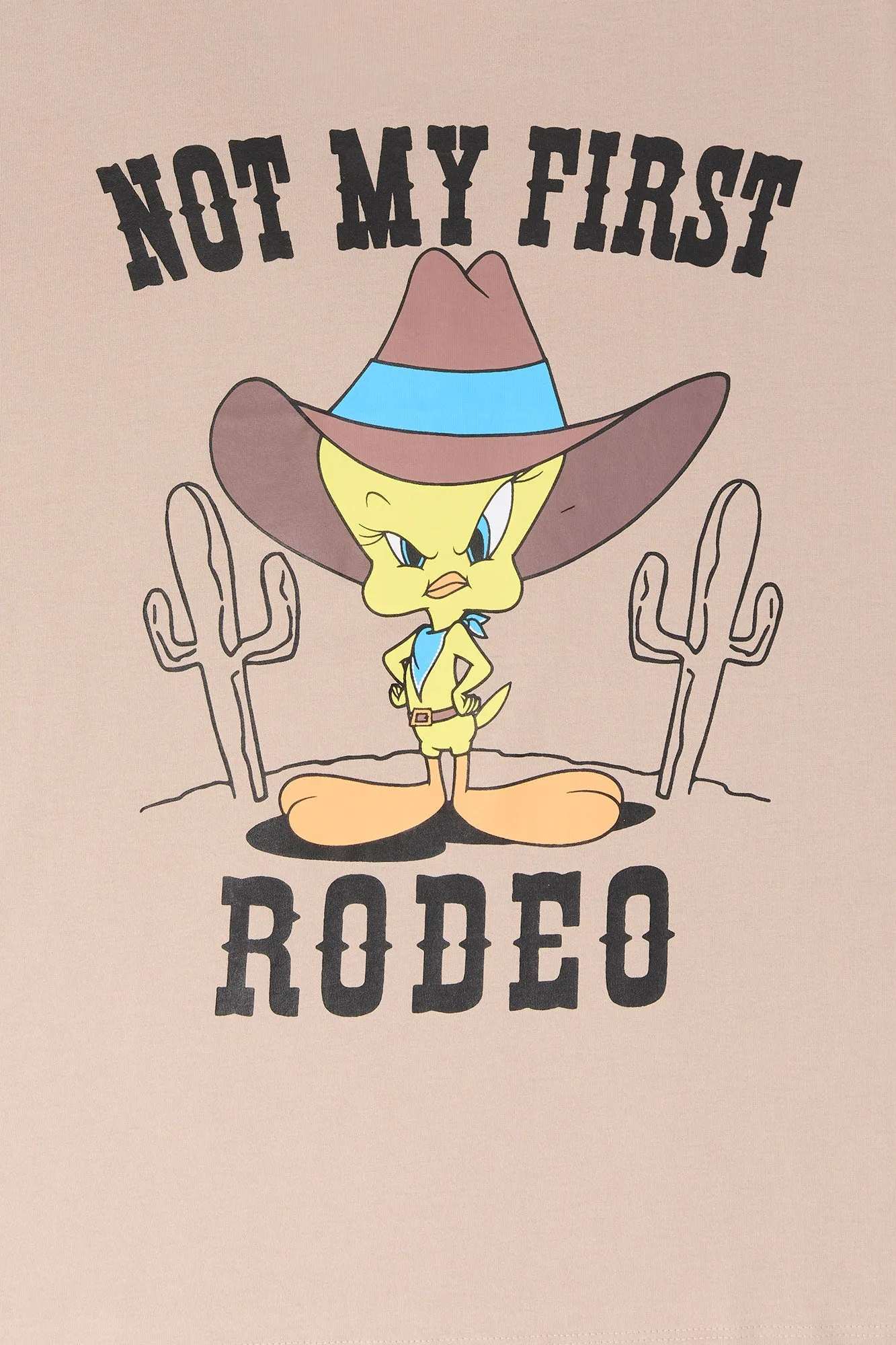 Rodeo Tweety Graphic Boyfriend T-Shirt sold by Charlotte Russe product image thumbnail 2