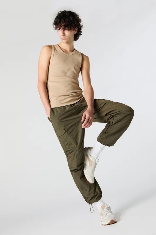 Nylon Parachute Cargo Pant sold by Charlotte Russe