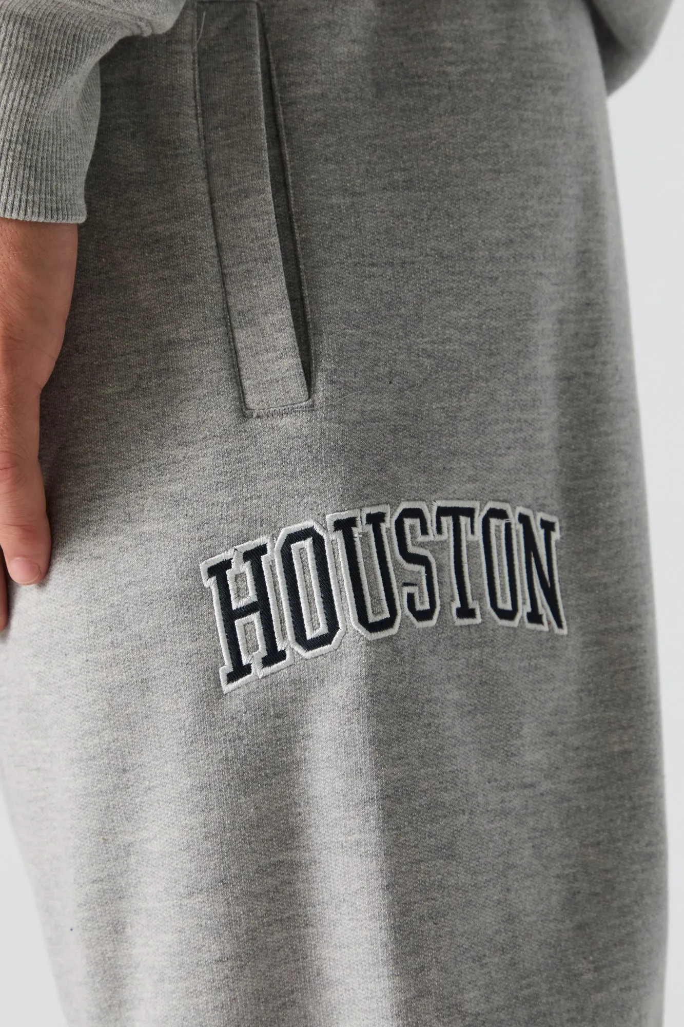 Destination Embroidered Fleece Jogger sold by Charlotte Russe product image thumbnail 4