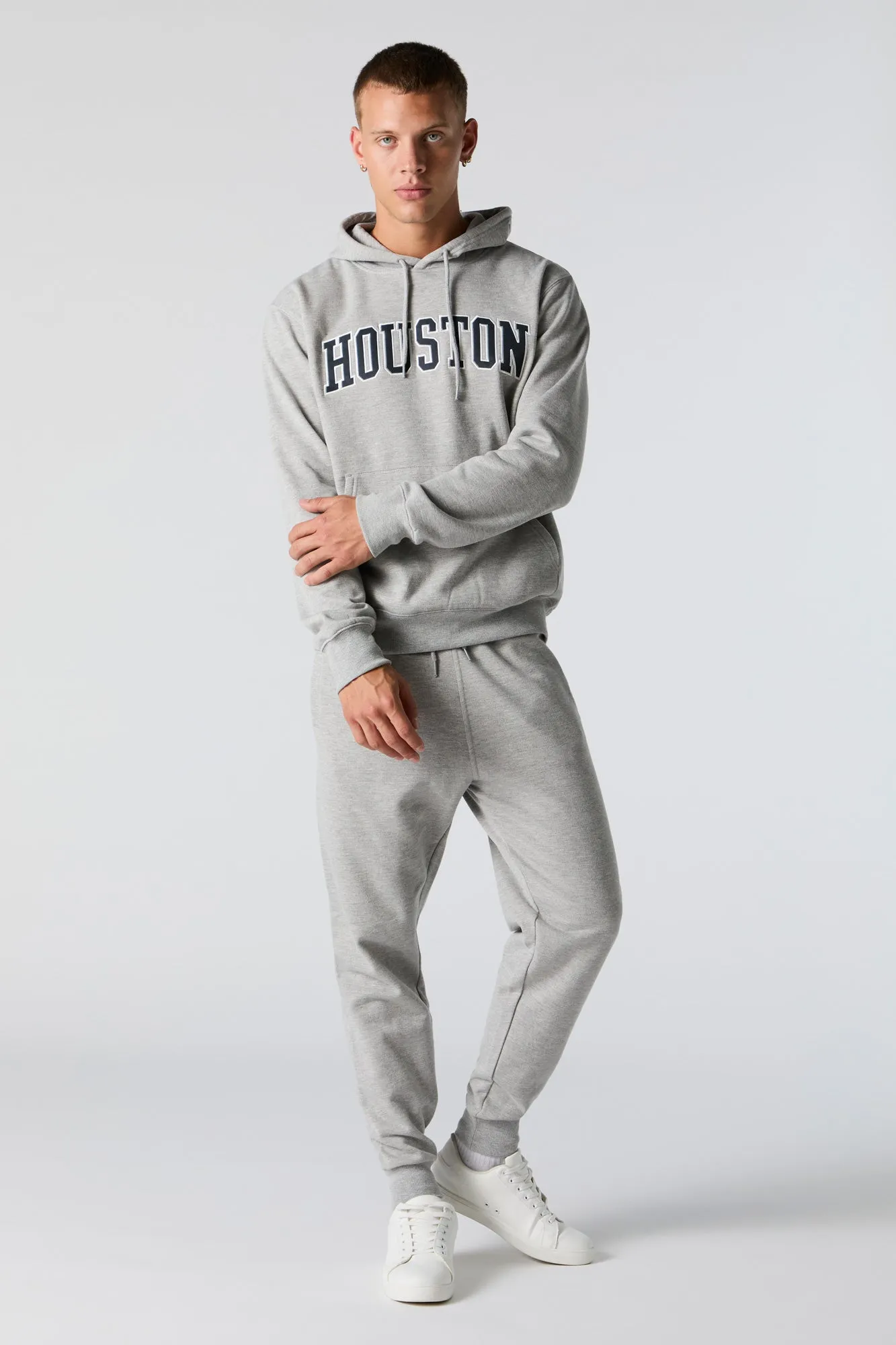 Destination Embroidered Fleece Jogger sold by Charlotte Russe product image thumbnail 2
