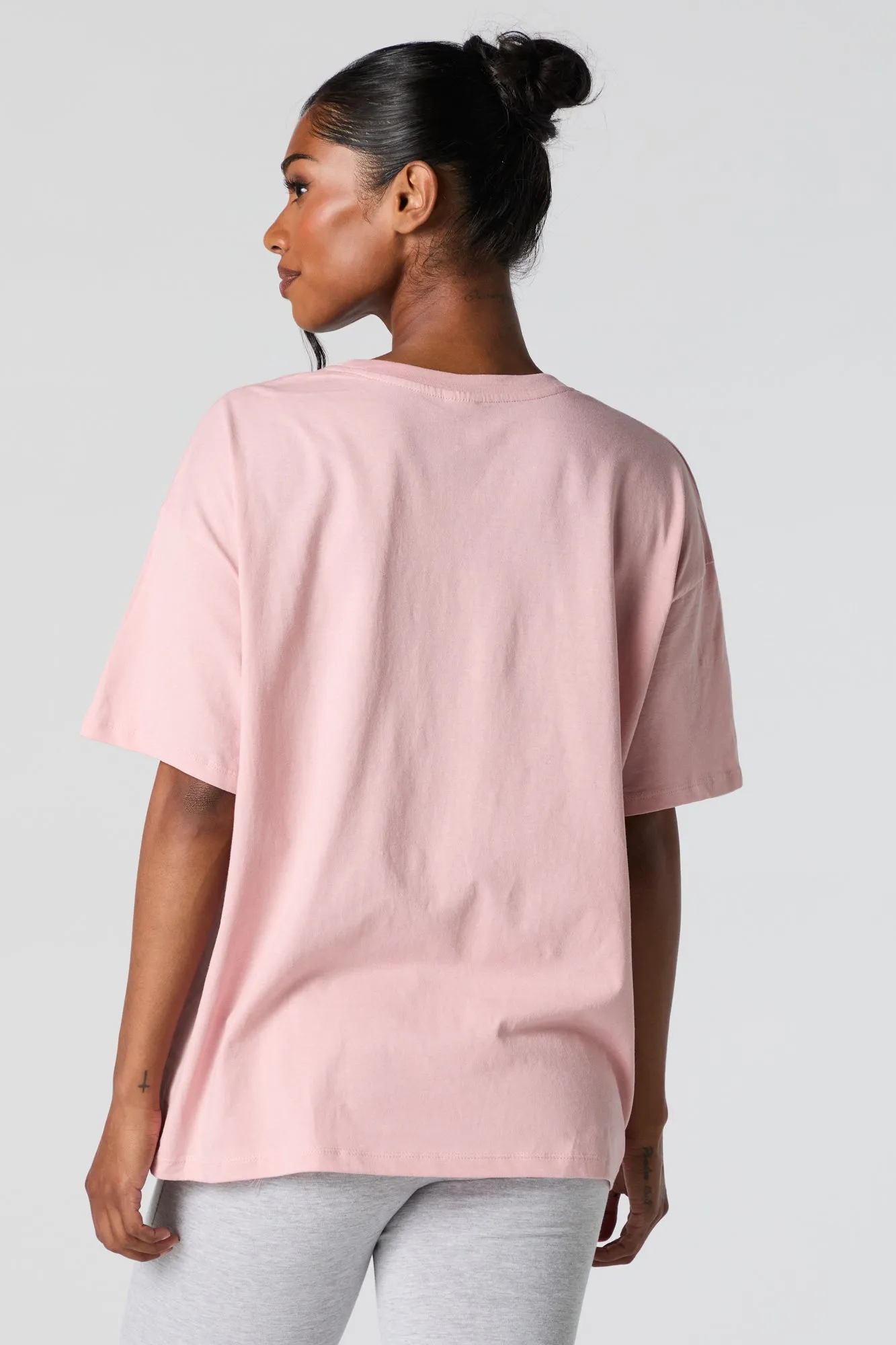 Angel and Stitch Graphic Boyfriend T-Shirt sold by Charlotte Russe product image thumbnail 3