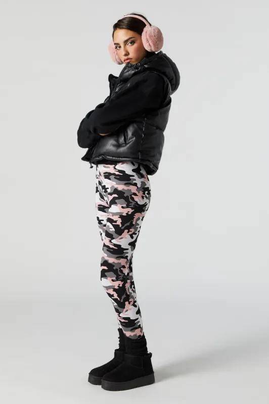 Pink Camo Print Legging sold by Charlotte Russe