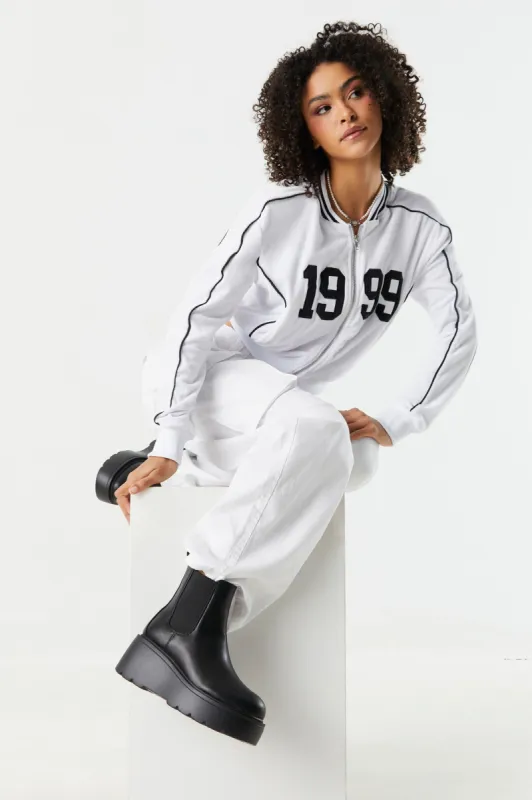 Faux-Leather Wedge Platform Gore Boot sold by Charlotte Russe