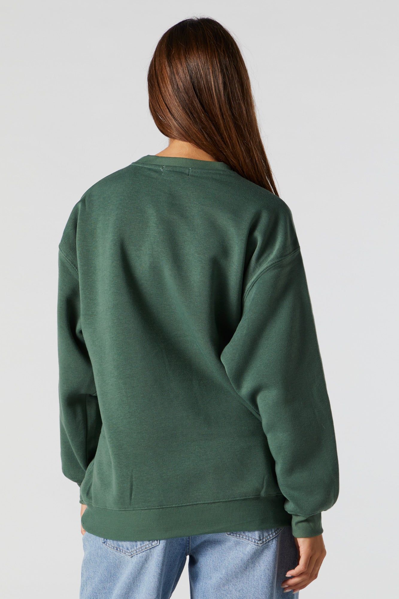 Chenille Embroidered Chicago Fleece Sweatshirt sold by Charlotte Russe product image thumbnail 2