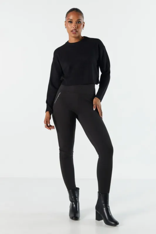 Super Soft Zip Pocket Legging sold by Charlotte Russe