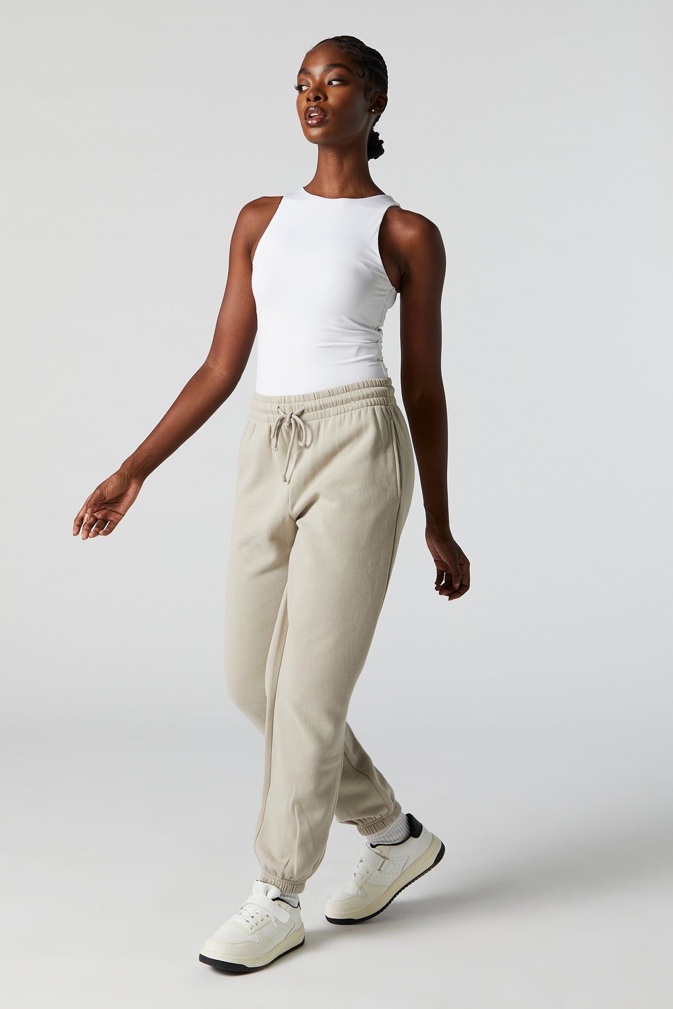 High Rise Drawstring Jogger sold by Charlotte Russe product image thumbnail 4