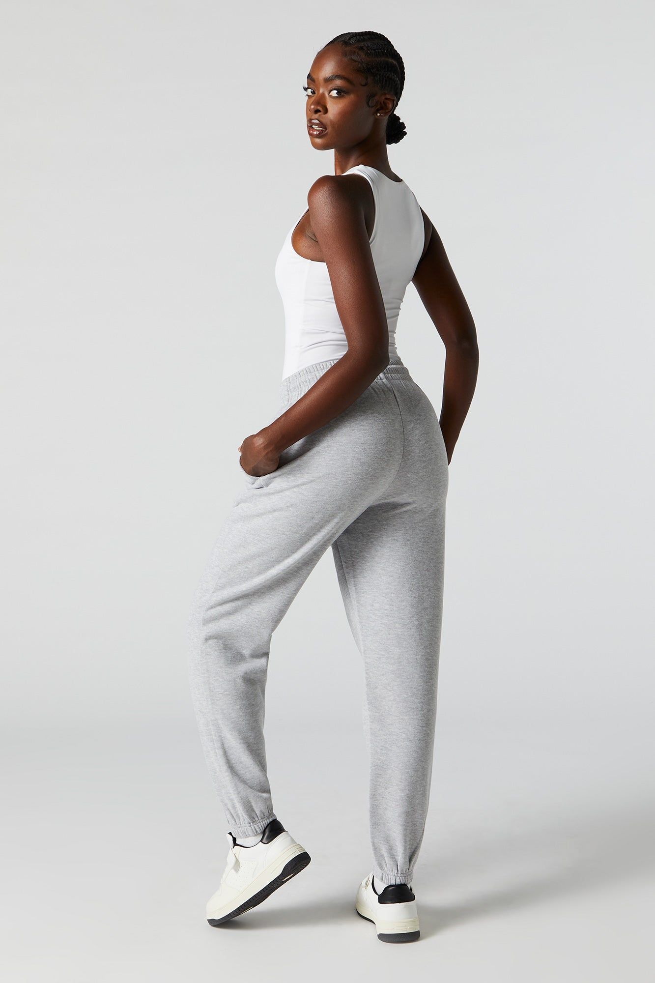 High Rise Drawstring Jogger sold by Charlotte Russe product image thumbnail 3