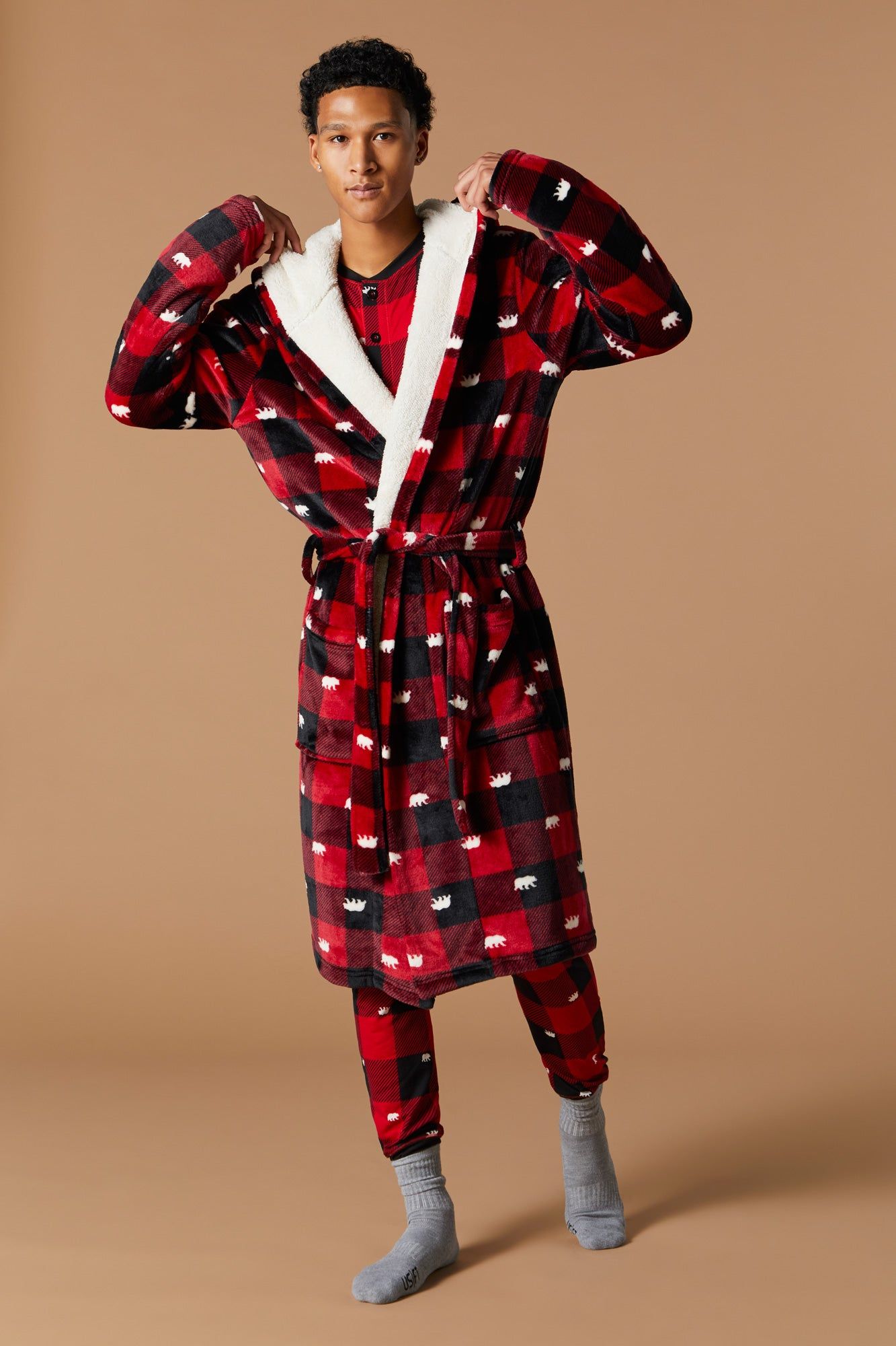 Unisex Matching the Family Bear Plush Robe sold by Charlotte Russe