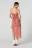 Chiffon Floral Cowl Neck Asymmetrical Midi Dress sold by Charlotte Russe
