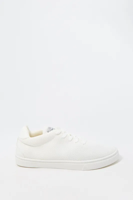 Lace-Up Canvas Sneaker sold by Charlotte Russe