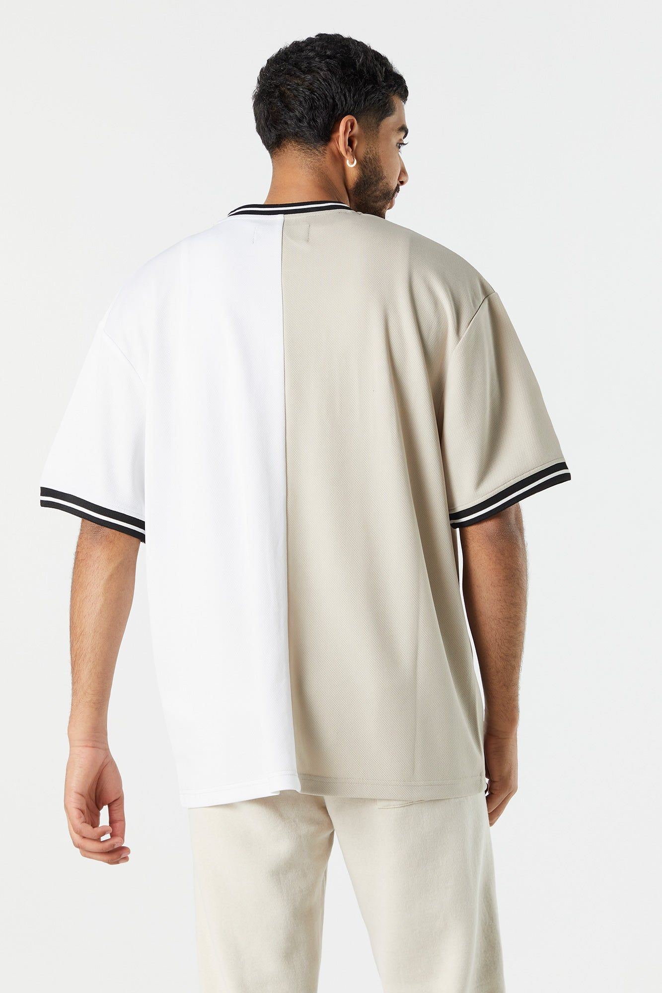 Tokyo Graphic Colourblock Baseball Jersey sold by Charlotte Russe product image thumbnail 2