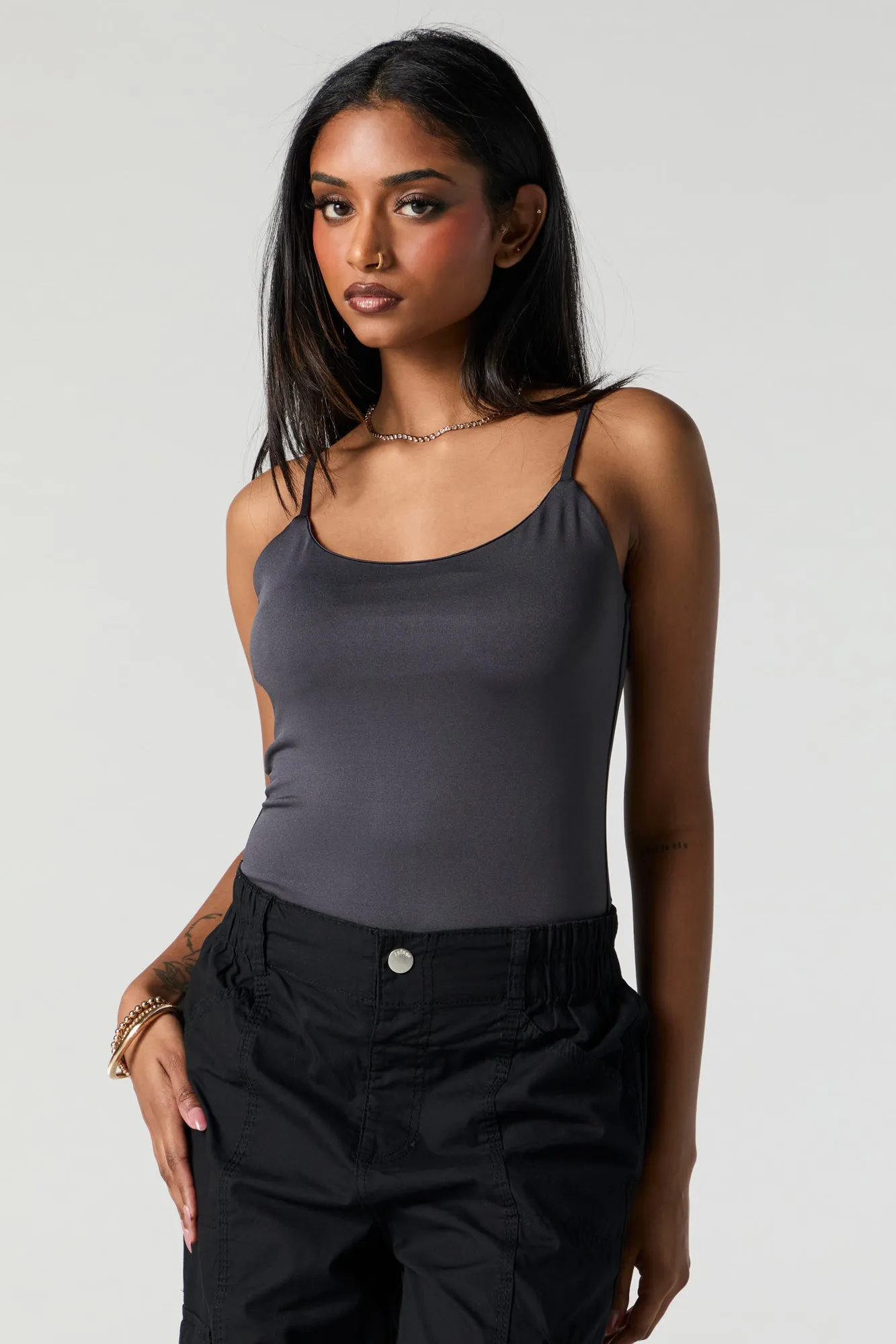 Scoop Neck Bodysuit sold by Charlotte Russe product image thumbnail 5
