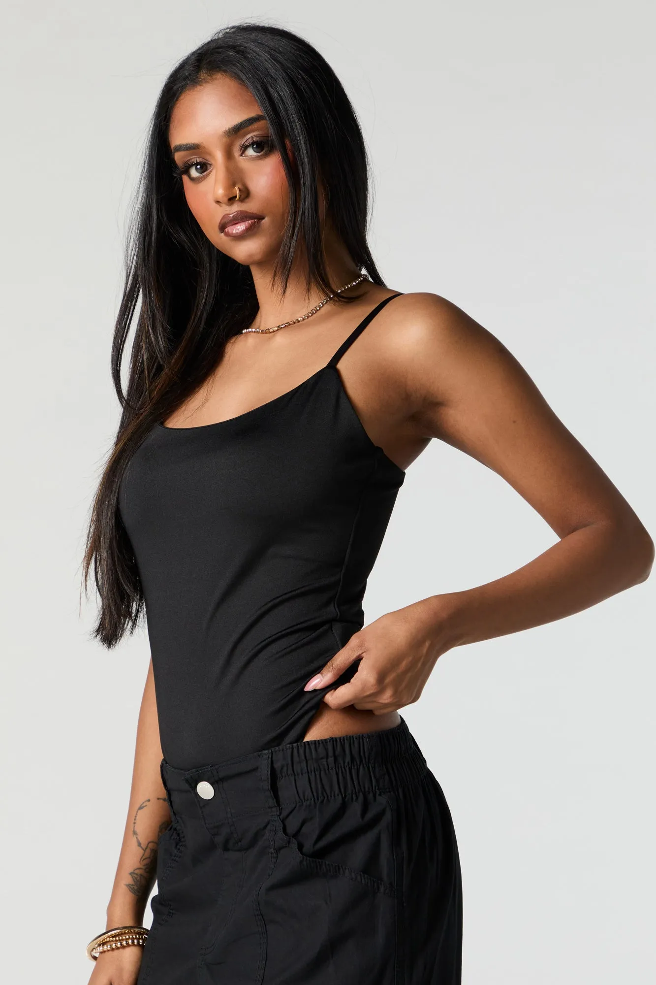 Scoop Neck Bodysuit sold by Charlotte Russe product image thumbnail 2