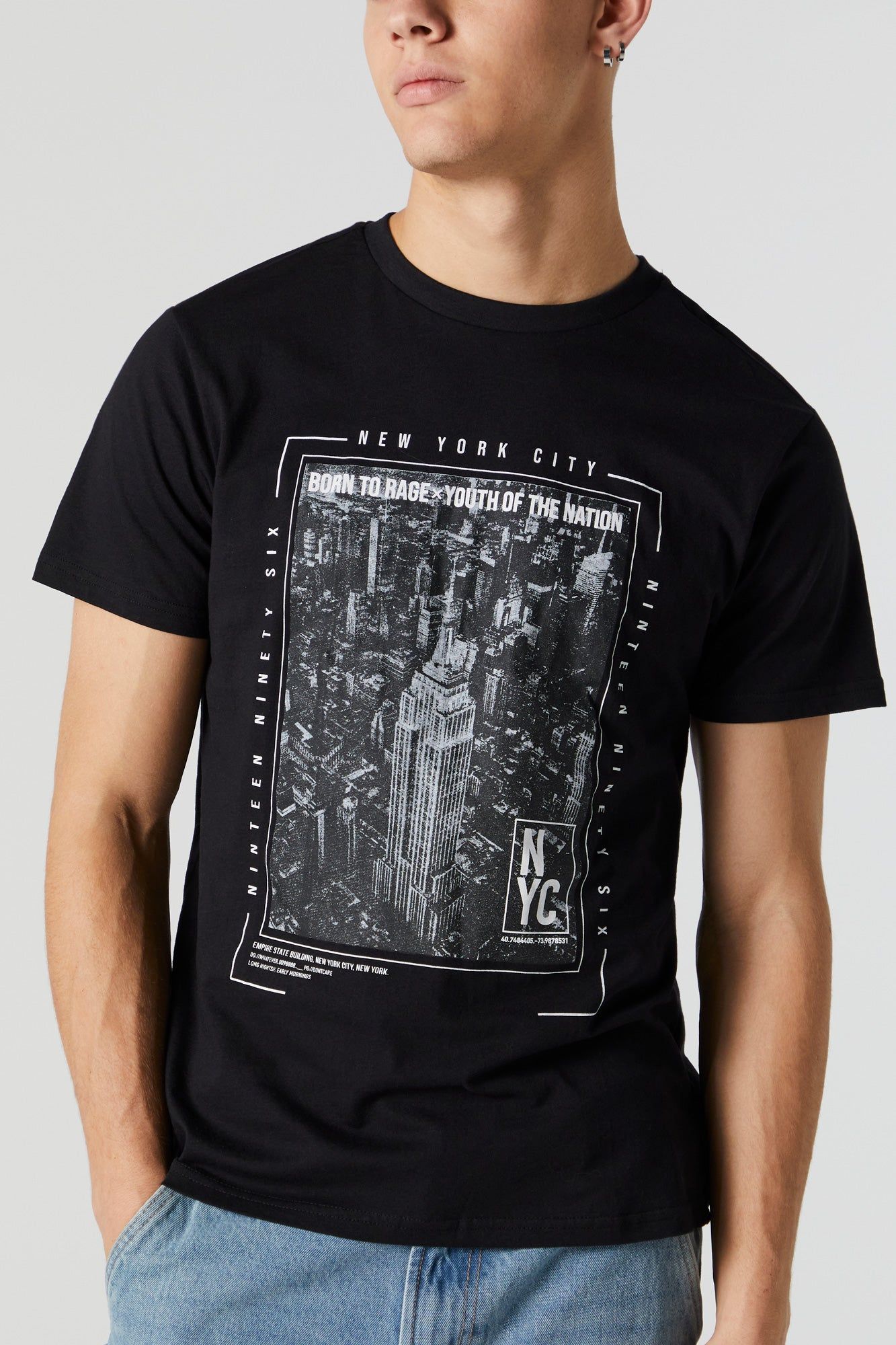 New York City Graphic T-Shirt sold by Charlotte Russe product image thumbnail 2