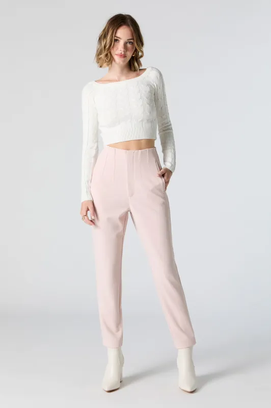 Crepe Slim Dress Pant sold by Charlotte Russe