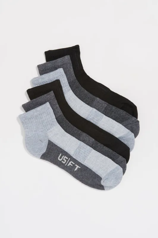 Athletic U5 Fit Ankle Sock Set (6 Pack) sold by Charlotte Russe