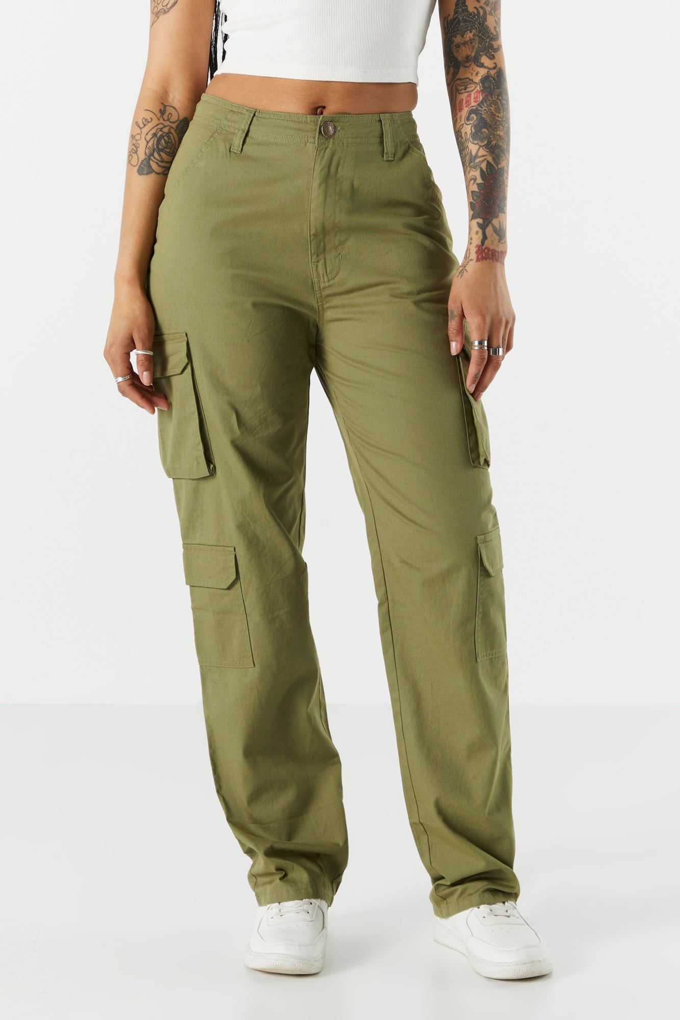 Multi Pocket Cargo Pant sold by Charlotte Russe product image thumbnail 2