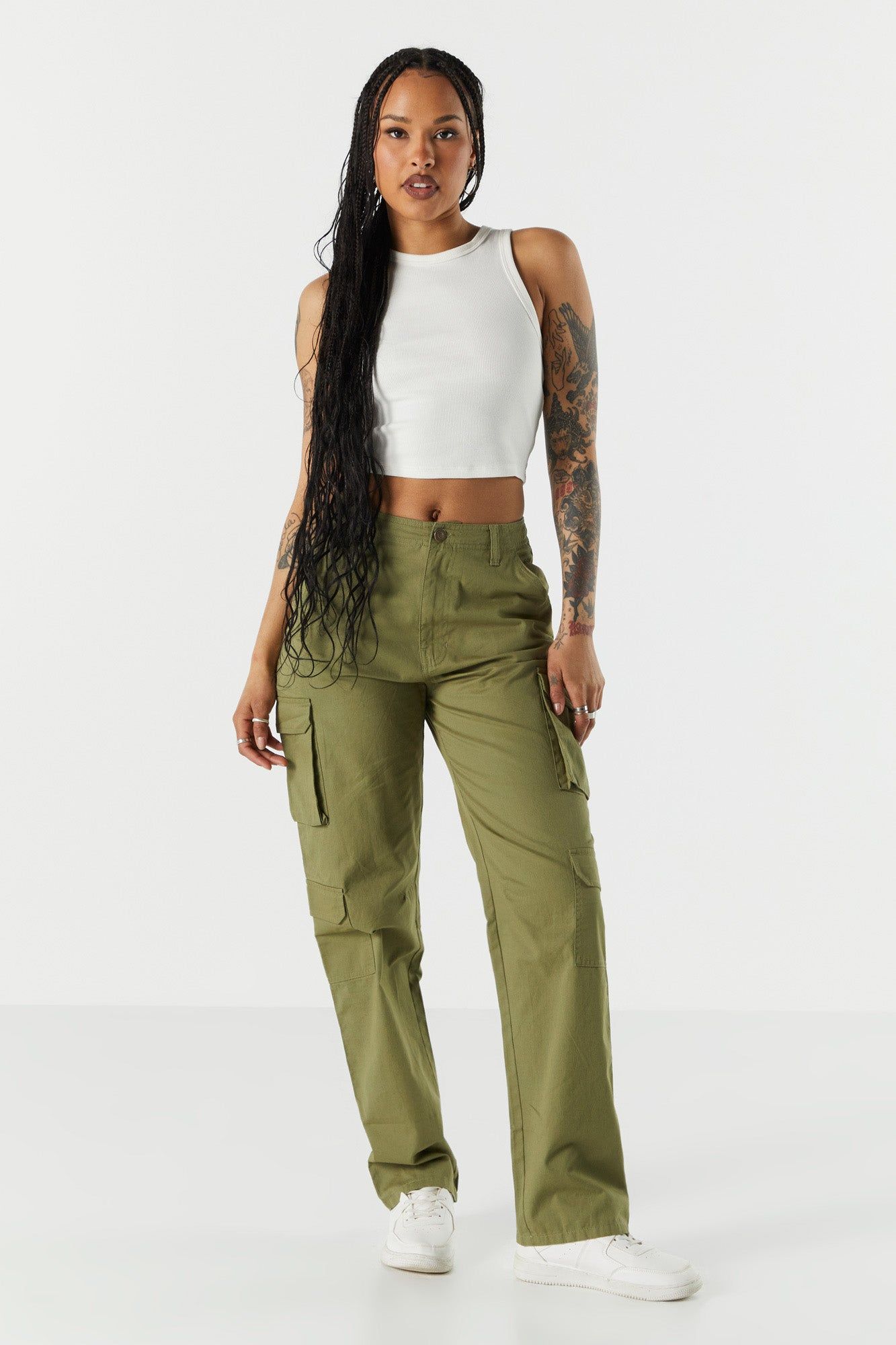 Multi Pocket Cargo Pant sold by Charlotte Russe product image thumbnail 5