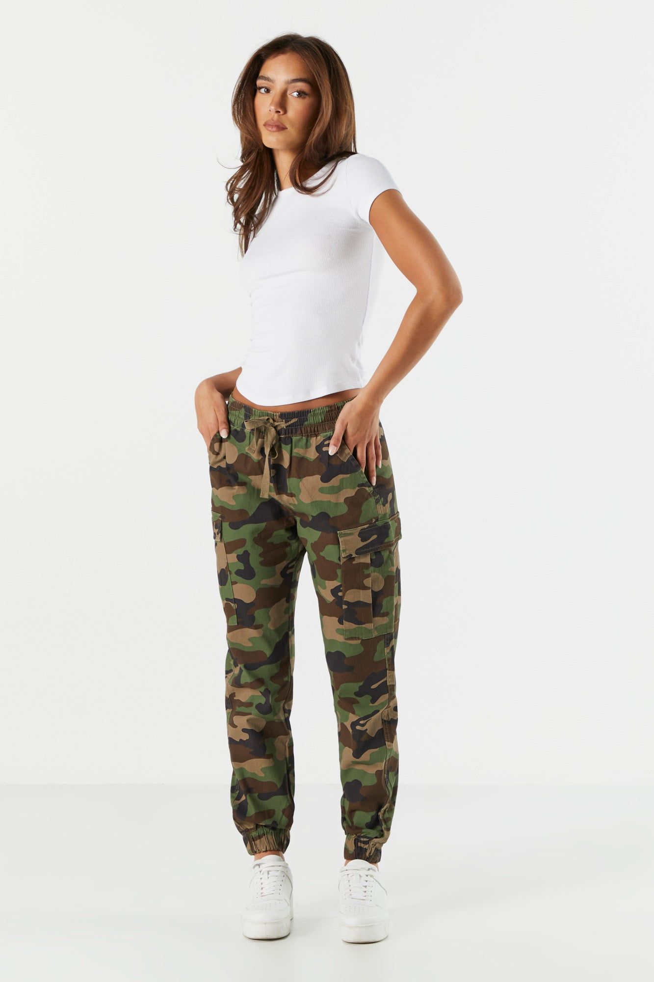 Camo Cargo Jogger sold by Charlotte Russe