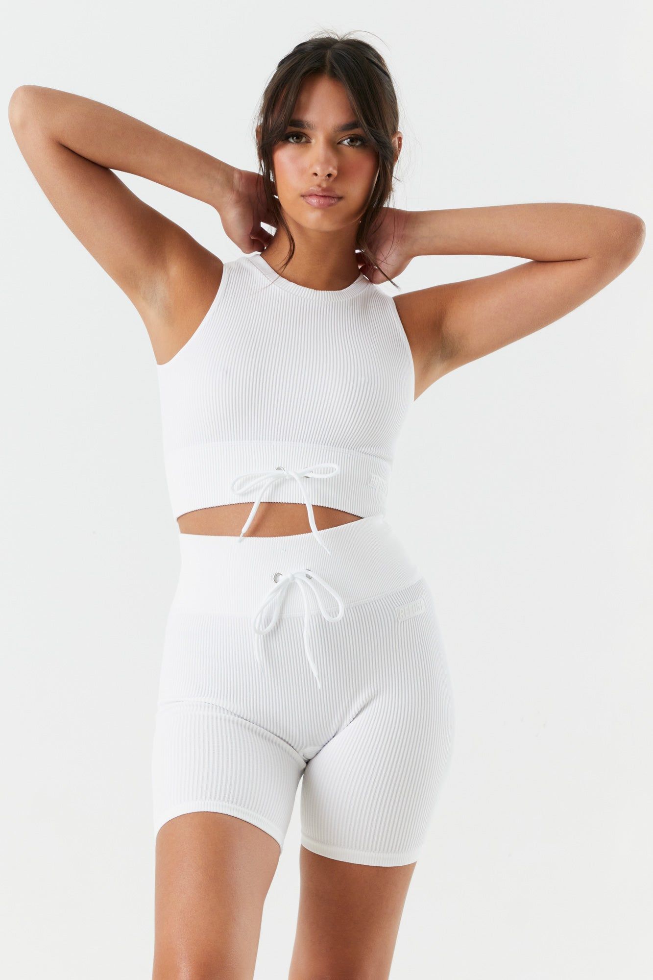 Refuge Seamless Ribbed High Neck Bra sold by Charlotte Russe product image thumbnail 10