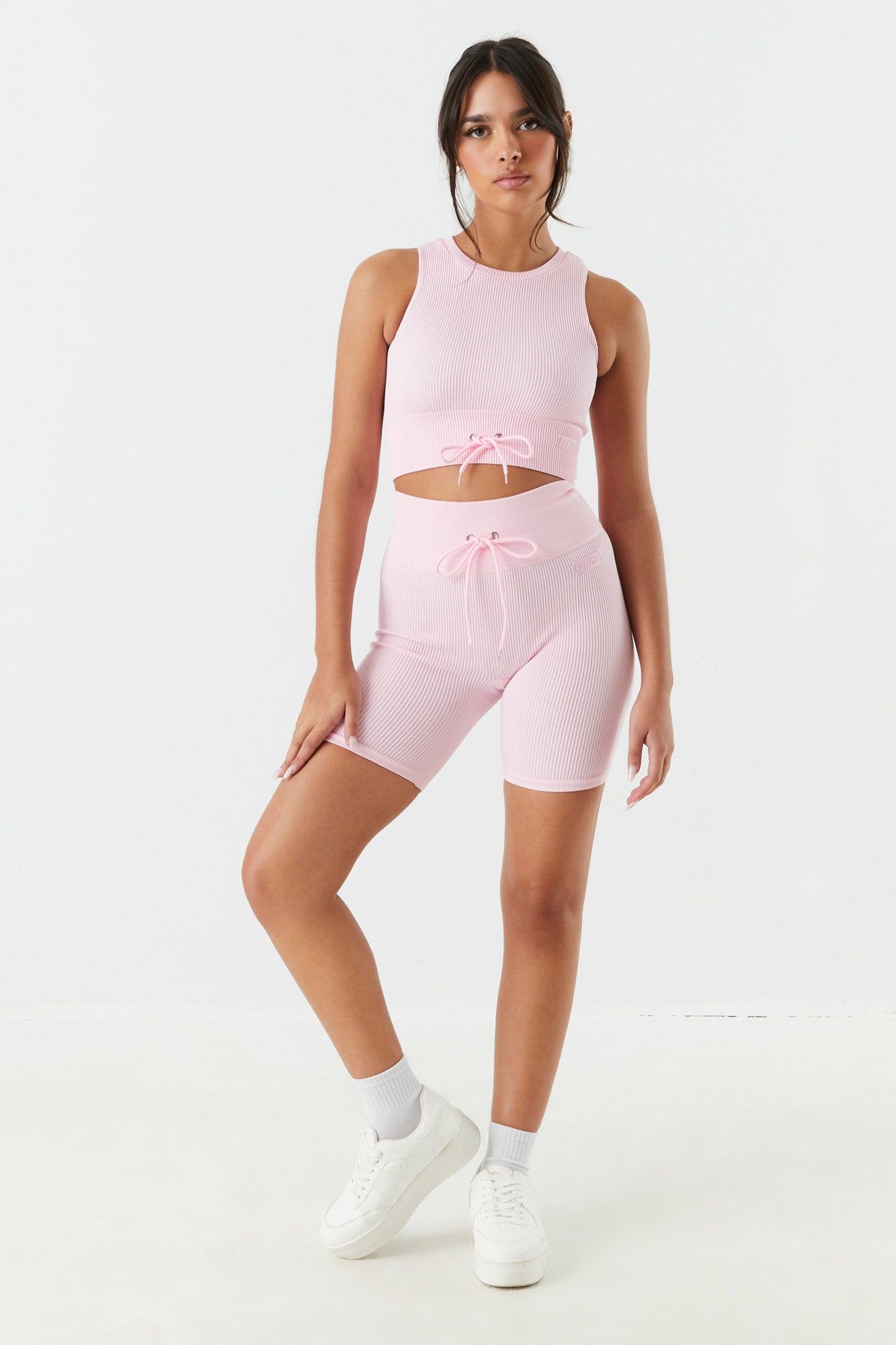 Refuge Seamless Ribbed High Neck Bra sold by Charlotte Russe product image thumbnail 16